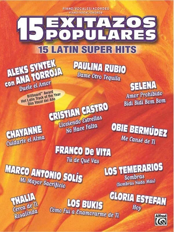 15 Latin Super Hits PVG (Softcover Book)