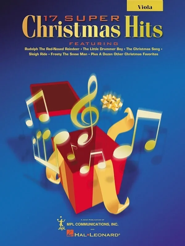 17 Super Christmas Hits Viola (Softcover Book)