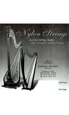 1st Octave F – Nylon string for Gut Stringed Pedal or Lever Harp – CAM6NYGH07