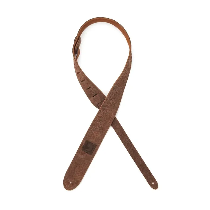 2 Inch Suede Embossed – Brown