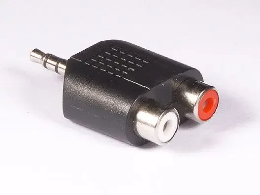2 x RCA phono to 1/8 mini jack AD-13