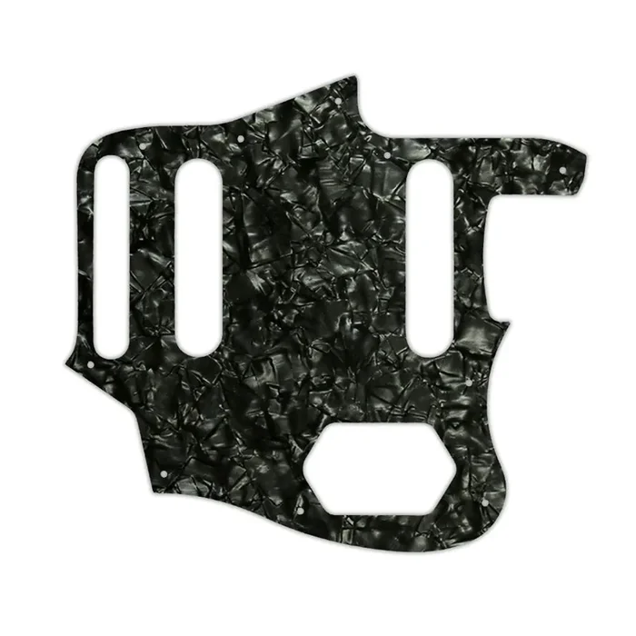 2015-2018 Made In Mexico Classic Series 60s Jaguar Lacquer – Black Pearl/White/Black 3 Ply