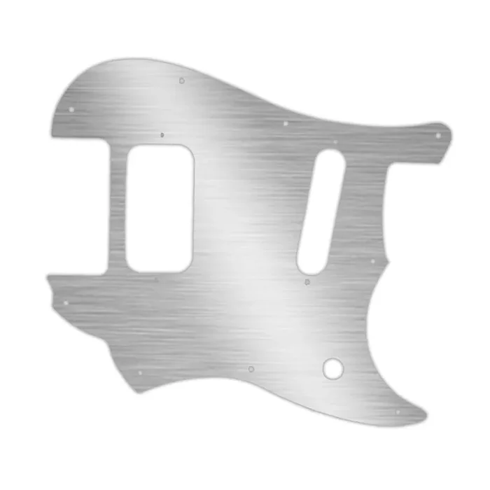 2016-2019 Made In Mexico Duo-Sonic Offset HS – Custom Designed For Kurt Cobain Mustang Modification – Brushed Silver (Simulated)