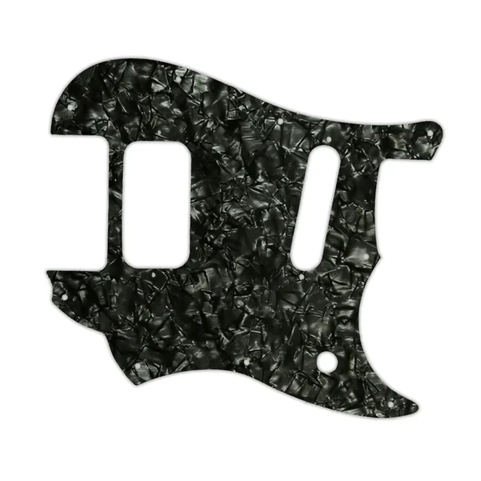 2016-2019 Made In Mexico Duo-Sonic Offset HS – Custom Designed For Kurt Cobain Mustang Modification – Black Pearl/White/Black 3 Ply