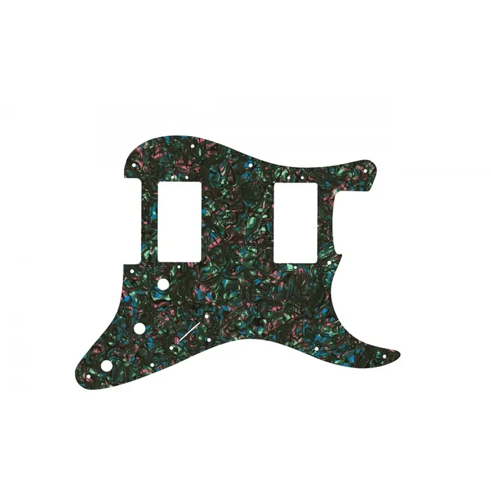 2016 American Professional Stratocaster HH With Covered Shawbuckers – Black Abalone