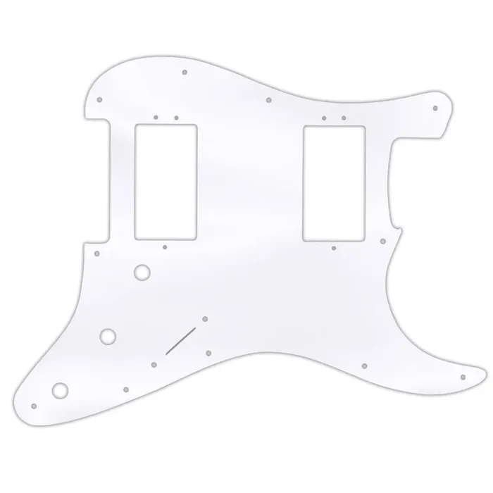 2016 American Professional Stratocaster HH With Covered Shawbuckers – Clear Acrylic Thick