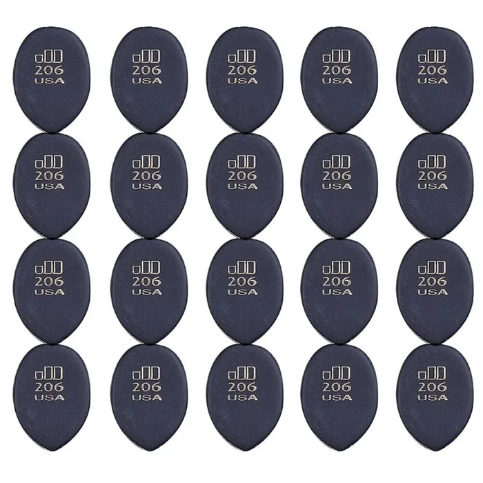 24 x Jim Dunlop JD Jazztones 206 Medium Tip Guitar Picks 477R206, Jazz