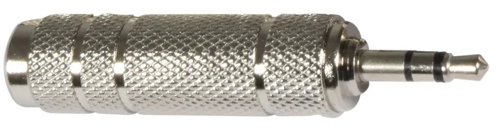 3.5mm Stereo Jack Plug to 6.3mm Stereo Jack Socket