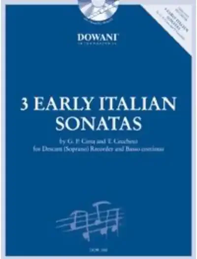 3 Early Italian Sonatas for Soprano Recorder and Continuo (with CD)