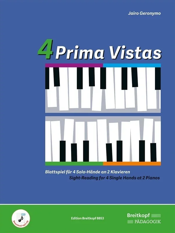4 Prima Vistas Sight-Reading 4 Hands 2 Pianos (Softcover Book)