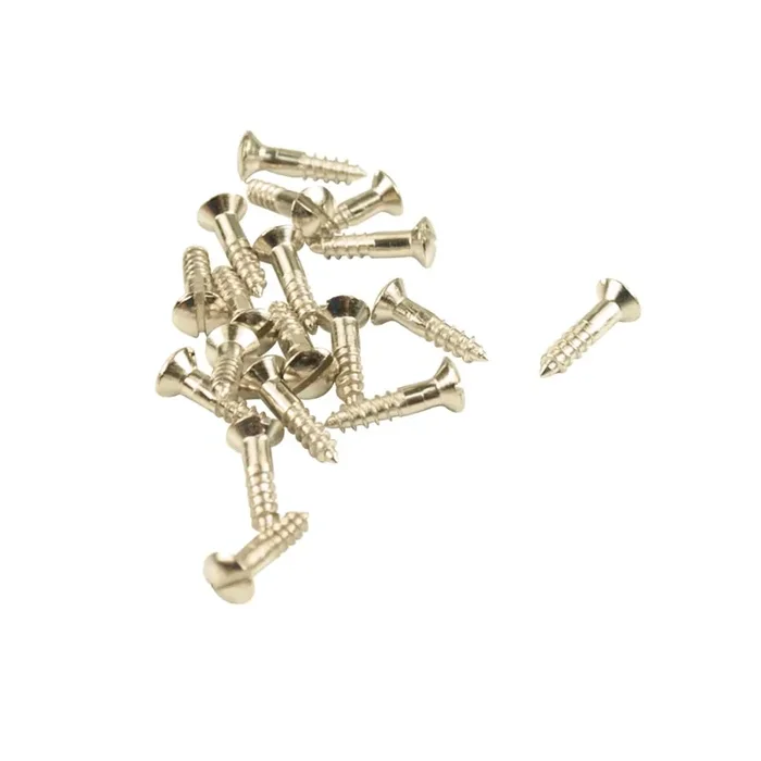 4 Slot Head Screws For Fender Pickguard / Scratchplates Nickel (Bag Of 20 )