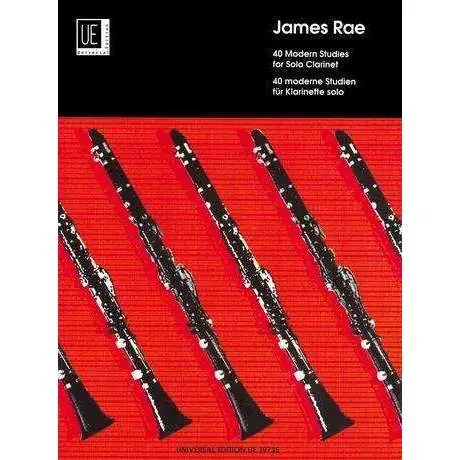 40 Modern Studies For Solo Clarinet – James Rae