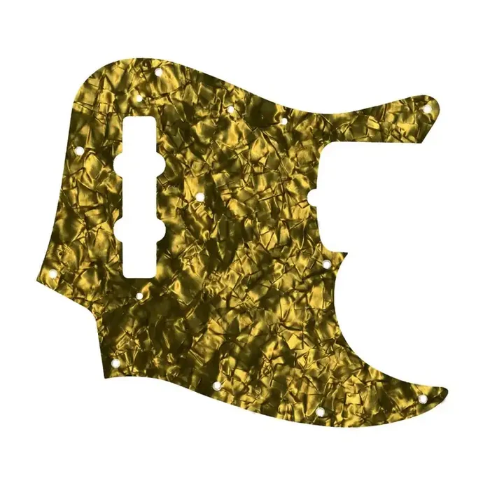 50th Anniversary Jazz Bass – Gold Pearl Black/White/Black Lamination