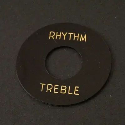 59 Les Paul Custom Rhythm/Treble Ring Poker Chip Black Plain