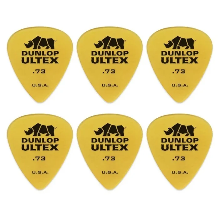6 x Dunlop Ultex Standard .73MM Gauge Guitar Picks 421R Plectrums