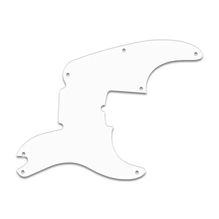 60th Anniversary Precision Bass – Thin Shiny White .060″ / 1.52mm Thickness, No Bevelled Edge