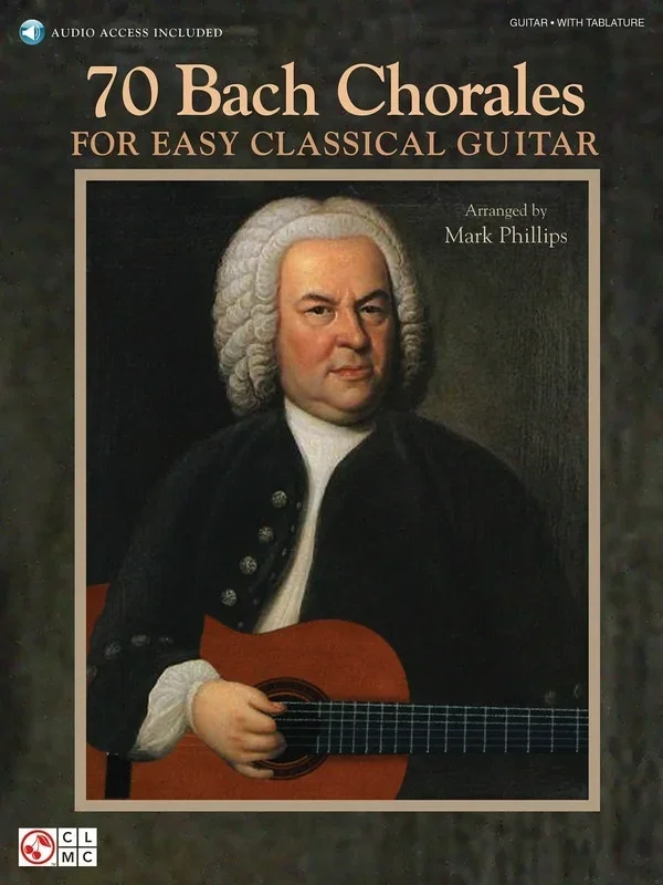 70 Bach Chorales For Easy Classical Guitar Book/CD (Softcover Book/CD)