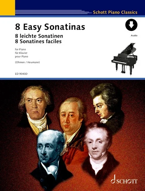 8 Easy Sonatinas, from Clementi to Beethoven – piano – Schott Digital