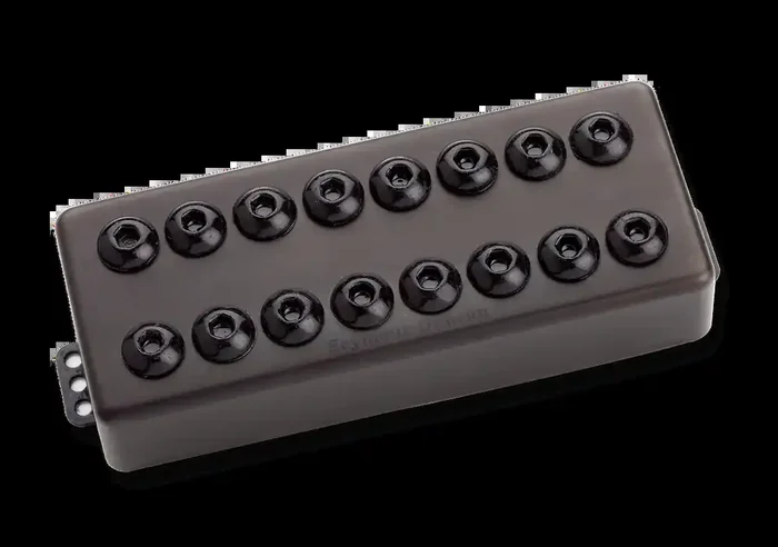 8 STRING INVADER NECK PMT BLK MET