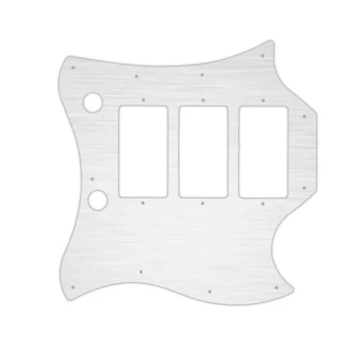 “Captain” Kirk Douglas Signature Roots SG – Brushed Silver (Simulated)