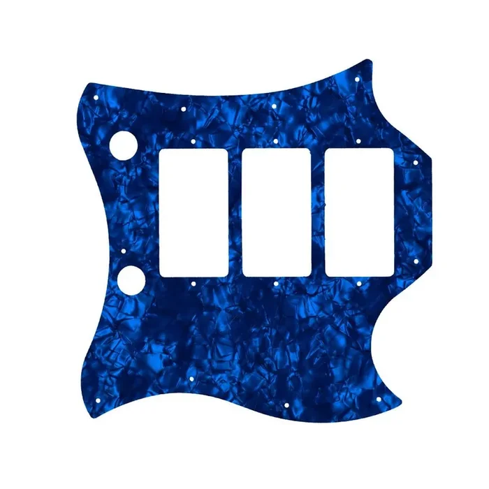 “Captain” Kirk Douglas Signature Roots SG – Dark Blue Pearl Black/White/Black Lamination