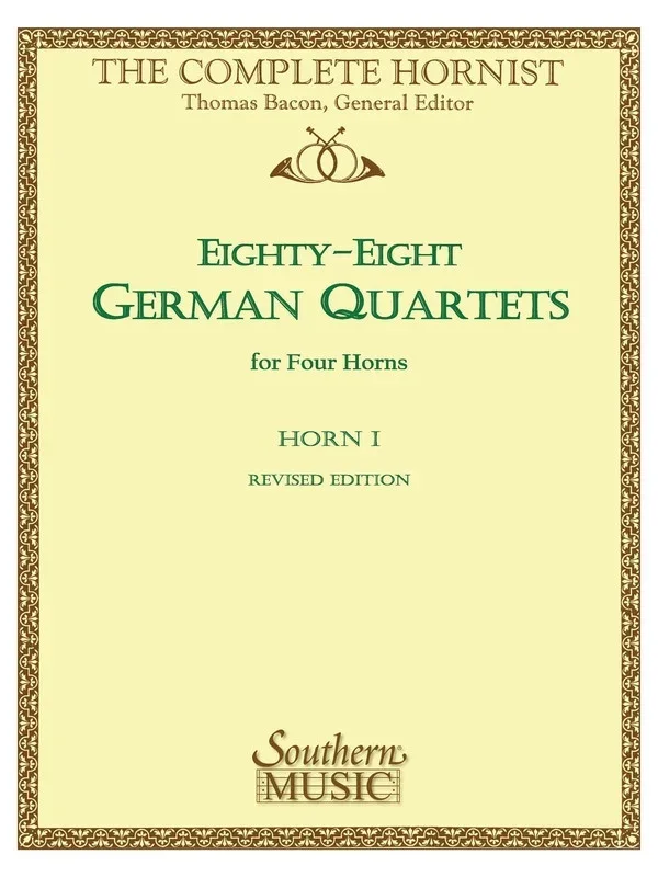 88 German Quartets Horn 1 (Softcover Book)