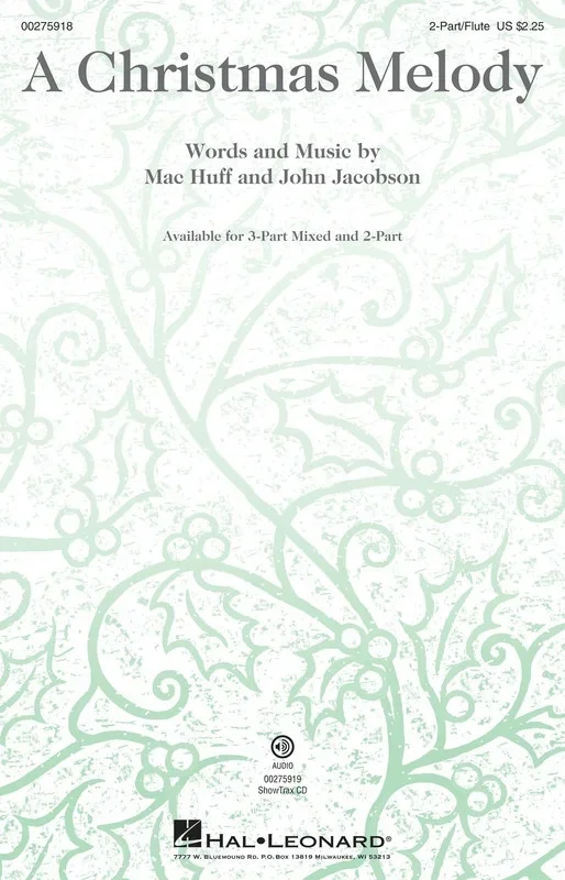 A Christmas Melody 2 Part (Octavo)