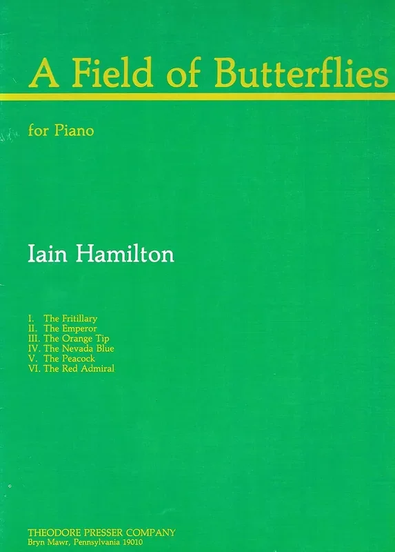 A Field of Butterflies for Piano – Iain Hamilton