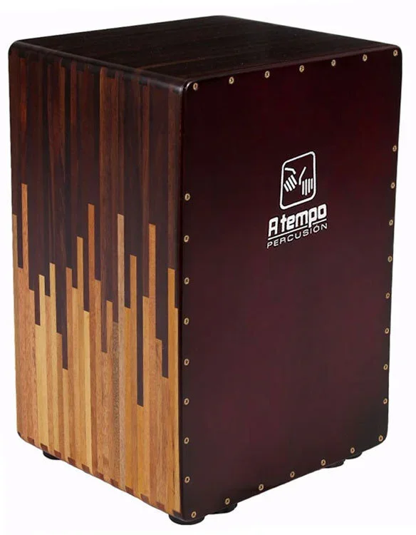 A Tempo Percussion Cascada Tuneable Flamenco Cajon in Natural Gloss Finish