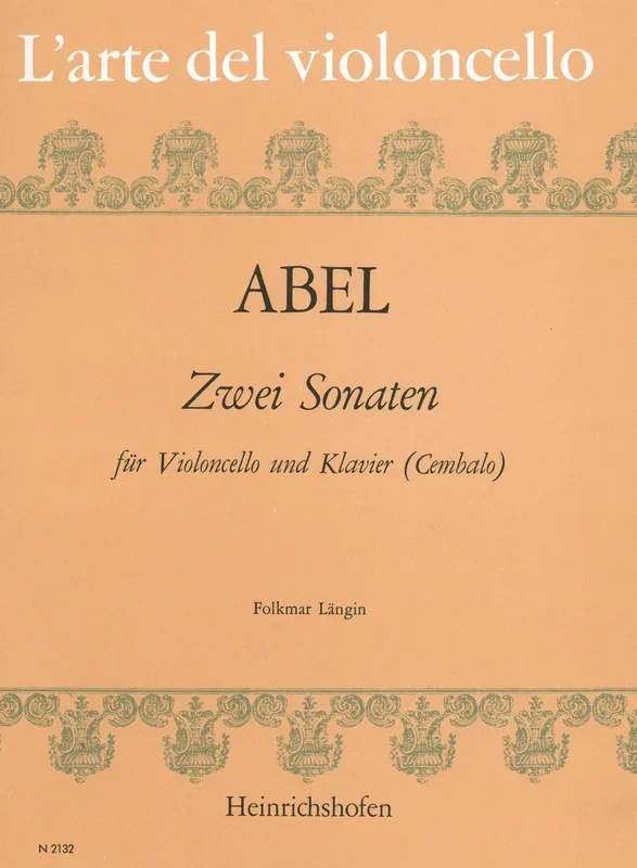Abel: 2 Cello Sonatas