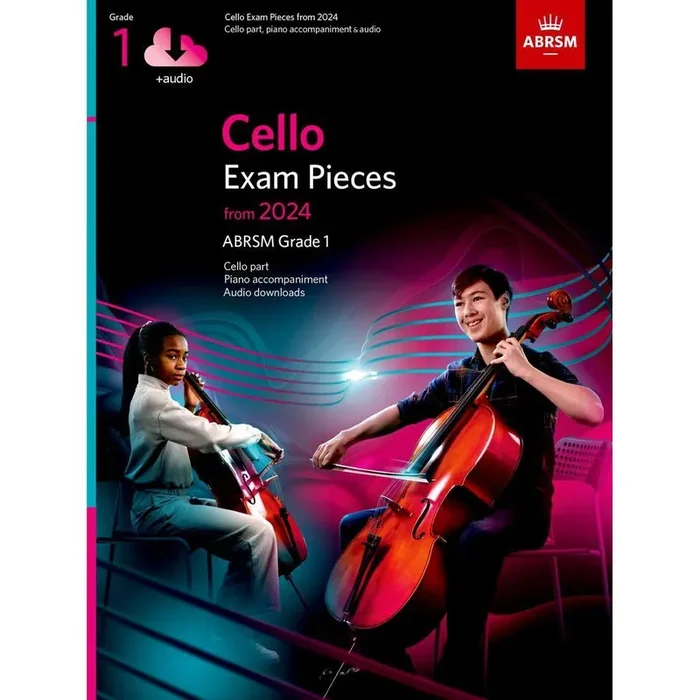 ABRSM Cello Exam Pieces from 2024, ABRSM Grade 1, Cello Part, Piano Accompaniment & Audio