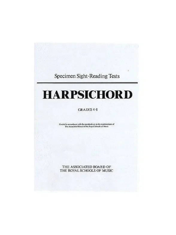 ABRSM Harpsichord Sight-Reading Tests, Grades 4-8