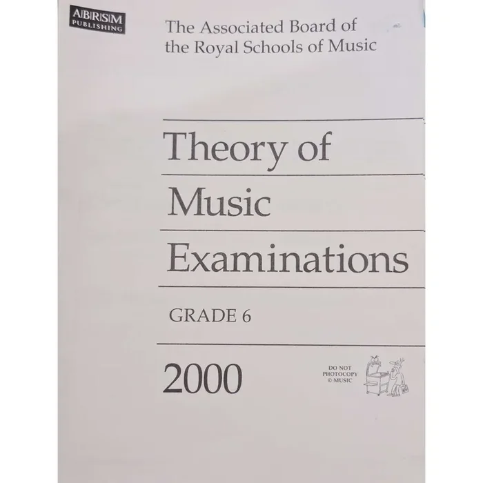 ABRSM Music Theory Past Exams 2004