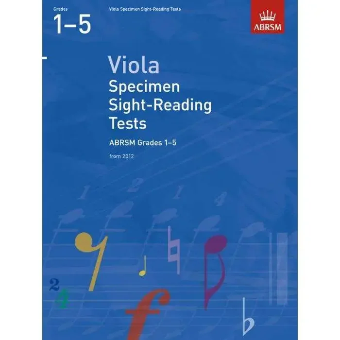 ABRSM Viola Specimen Sight-Reading Tests (from 2012)
