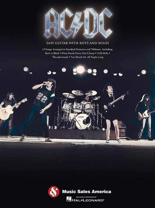 Ac/Dc Easy Guitar With Riffs And Solos Guitar Tab