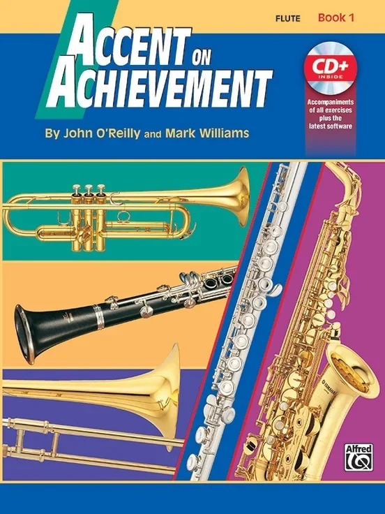 Accent On Achievement Book 1 Flute Book/CD