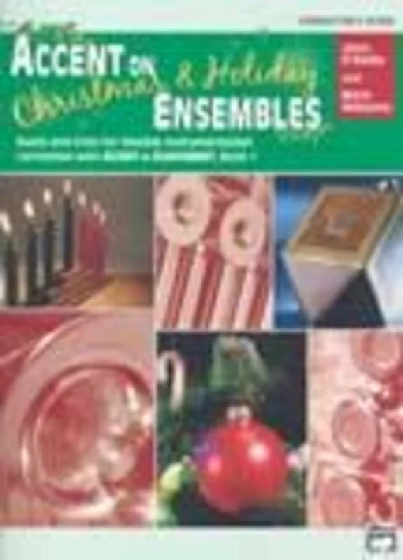 Accent On Christmas Ensembles Alto Sax Book