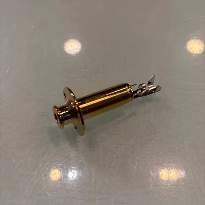 Acoustic Endpin Jack, Gold, Stereo