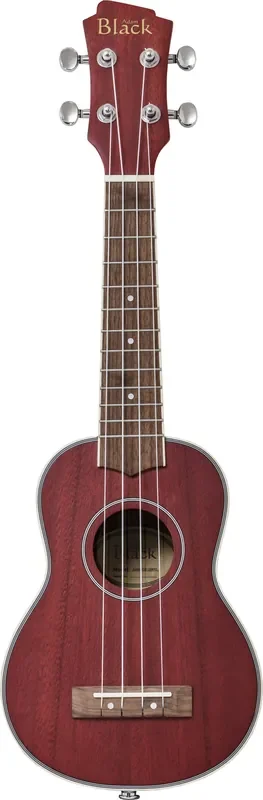 Adam Black Electric Acoustic Soprano Ukulele – Satin Red