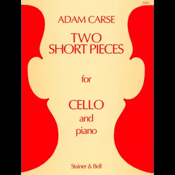 Adam Carse Two Short Pieces for Cello and Piano