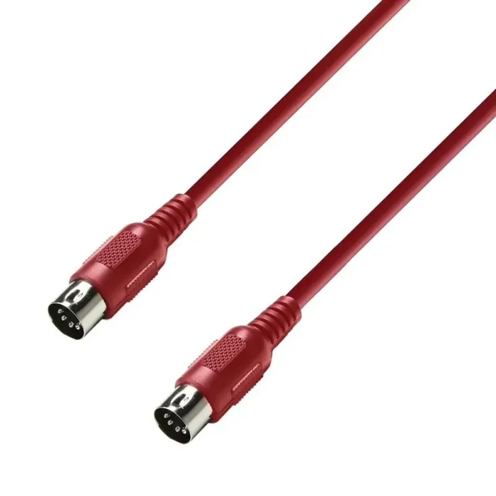 Adam Hall Midi Cable 3M in Red