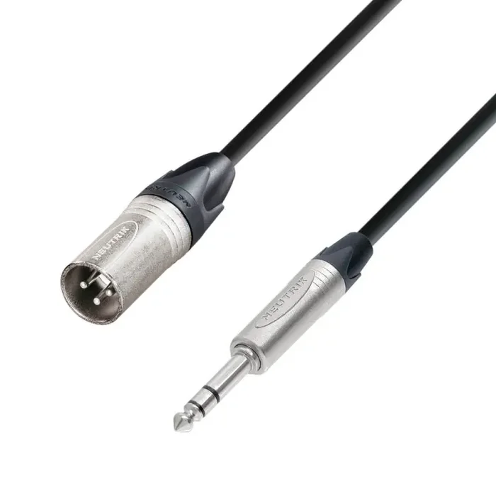 Adam HallBalanced Cable – Neutrik® XLR Male x Jack TRS – 10 m