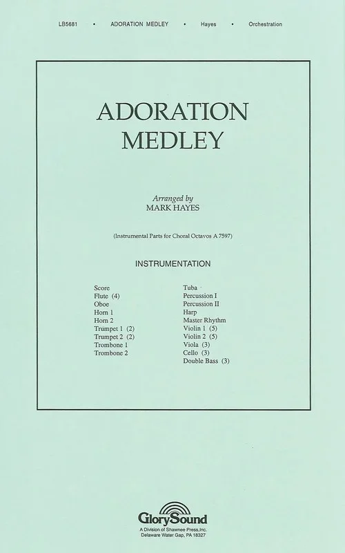 Adoration Medley Orchestration Book