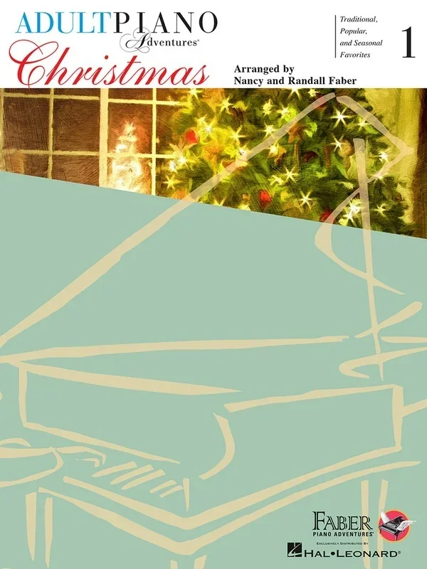 Adult Piano Adventures Christmas Book 1 Book/Online Audio (Softcover Book/Online