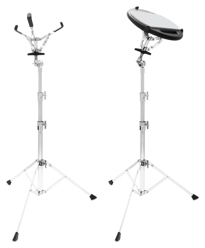 Ahead Mini Snare/Practice Pad Stand w/Basket 3 Section Range 23″ to 48″