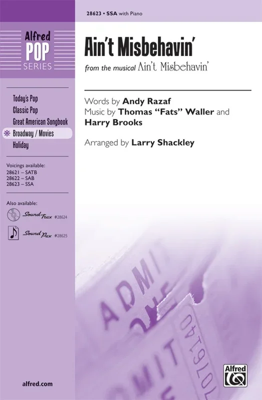 Aint Misbehavin SSA Arr. Shackley