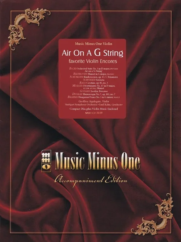Air On A G String Favorite Violin Encores Book/CD (Softcover Book/CD)