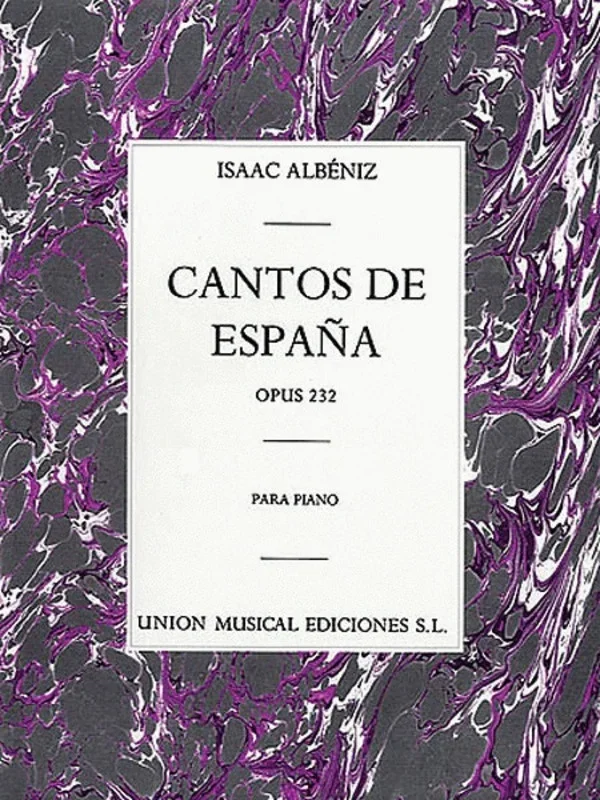 Albeniz Cantos De Espana Piano Solo