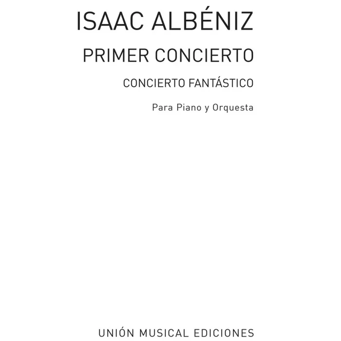 Albéniz, Isaac – Concierto Fantastico Op.78 (Miniature Score)