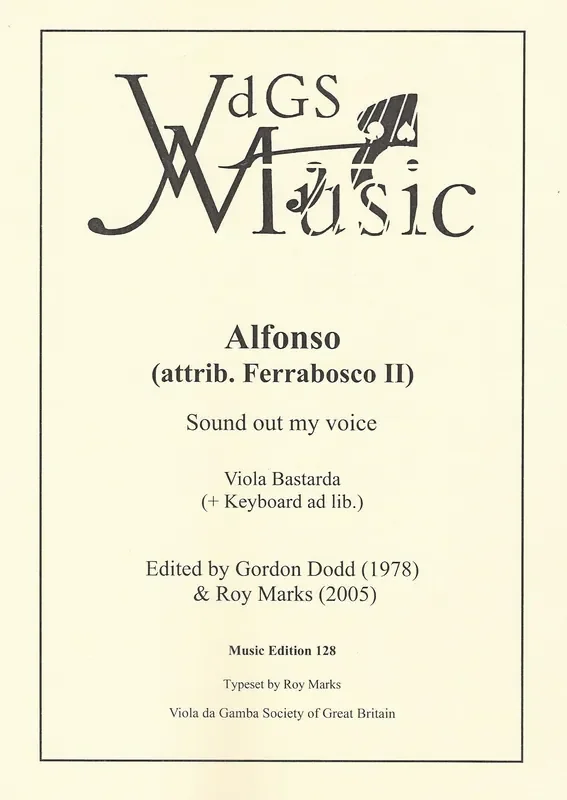 Alfonso (attr. Ferrabosco II) Sound Out My Voice